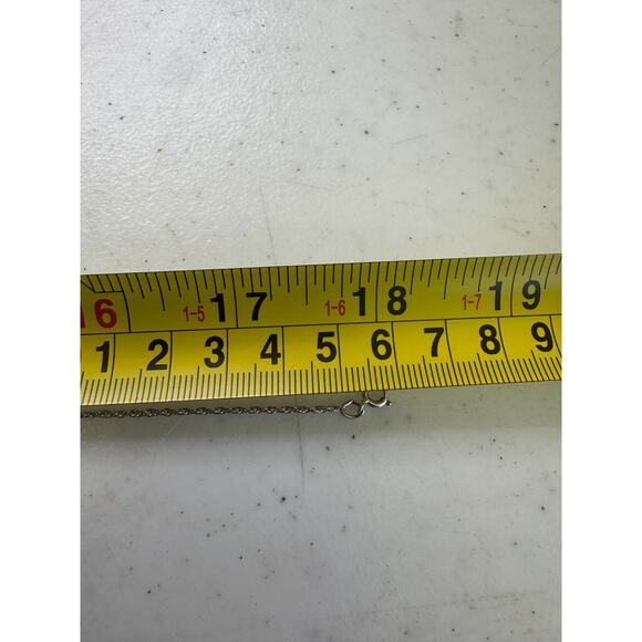 1976 Towle 925 Sterling Silver Heart Pendant Charm w/ Spiedel Chain Necklace 18" - Picture 8 of 8